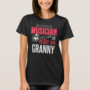 Camiseta Music Granny Design - Meu Músico Favorito Chama M