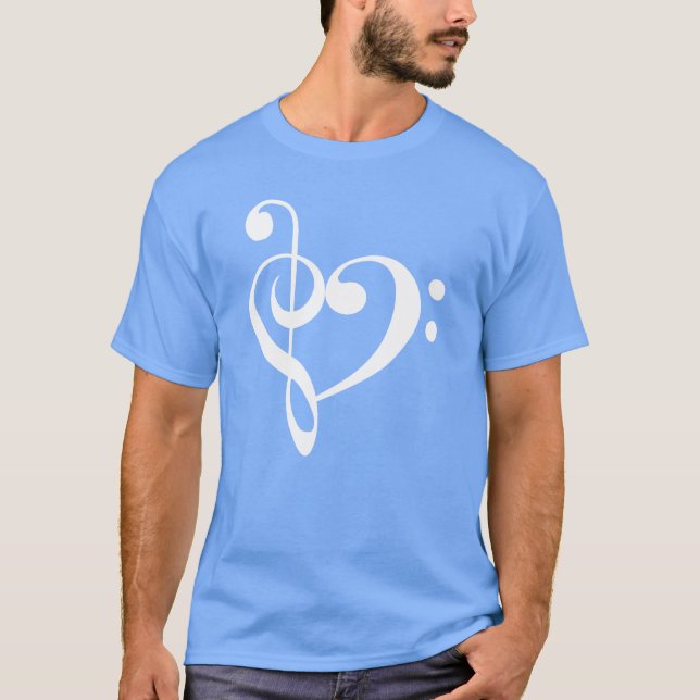 Camiseta Music Heart Rock Baseball Retro (Frente)