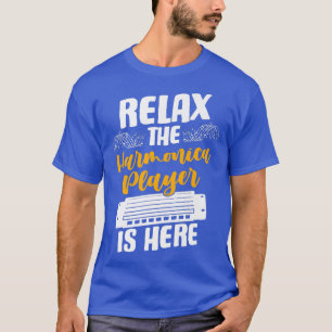 Camiseta Music Instrumento - Jogador Harmonica Do Orgão De 