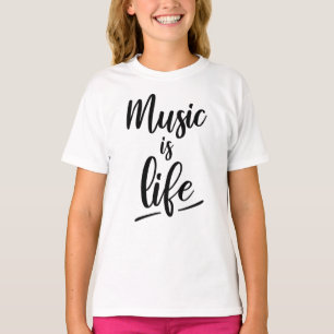 Camiseta Music is life
