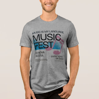 Camiseta Music Is My Language