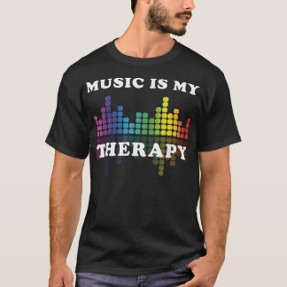 Camiseta Music Is My Therapy Equalizer Dj Cool 1869
