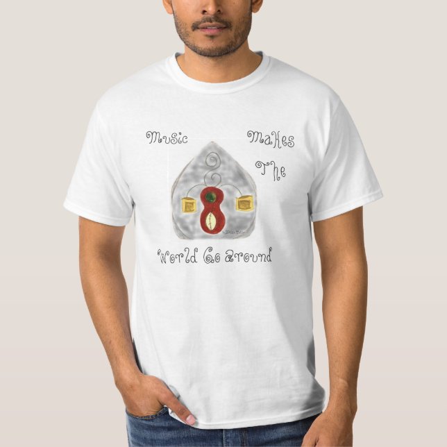 Camiseta Music Makes The World Go Around (Frente)