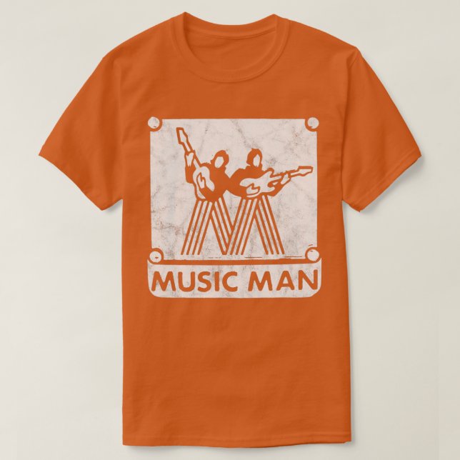 Camiseta Music Man logo For dark products (Frente do Design)