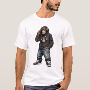 Camiseta Music Mode Monkey