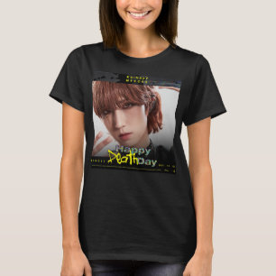 Camiseta Music Retro Xdinary Heroes Junhan Feliz Dia da Mor