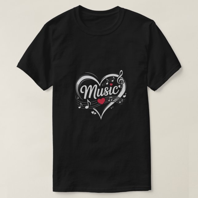Camiseta Music style cool  (Frente do Design)