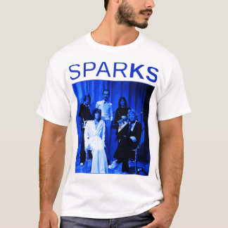 Camiseta Music Vintage Retro Sparks-Blue Christmas