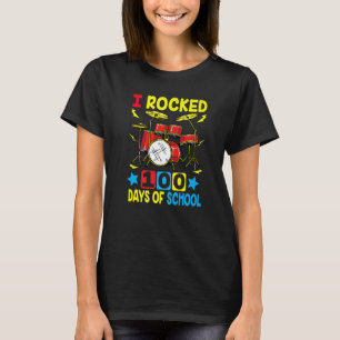 Camiseta Música 100º Dia Da Escola Eu Amarrei 100 Dias De S