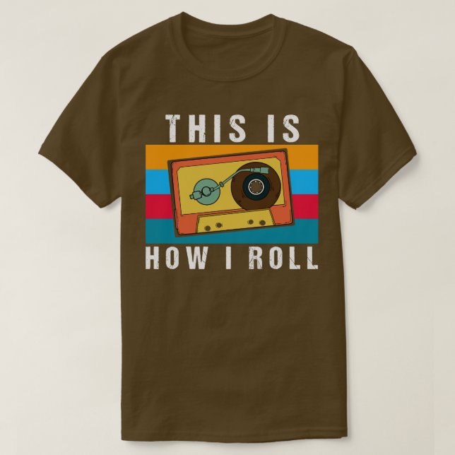 Camiseta Música 80s 90s Cassete Retro (Frente do Design)