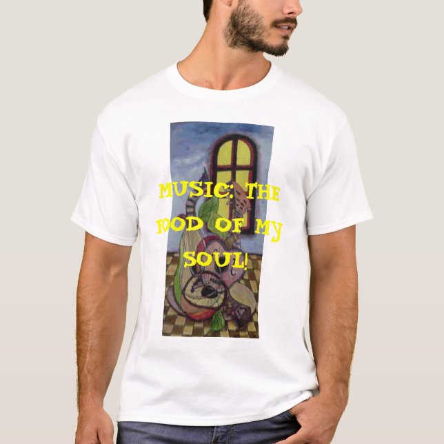 CAMISETA MÚSICA: A COMIDA DE MINHA ALMA! (Frente)