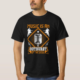 Camiseta Música - A Música É Uma Explosão Da Alma