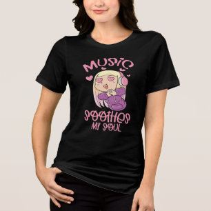 Camiseta Música Acalma Minha Alma, Amante da Música 
