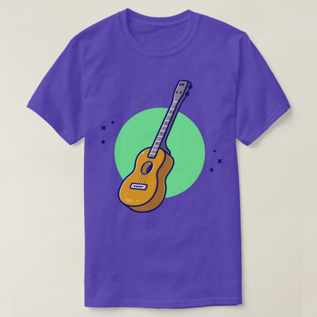 Camiseta Música Acústica De Violão (Frente do Design)