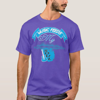Camiseta Música alimenta minha alma (2)