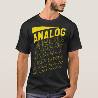 Camiseta Música analógica retrorada