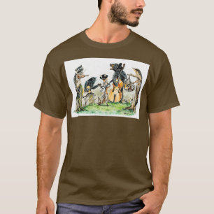 Camiseta Música animal selvagem do Bluegrass Gang
