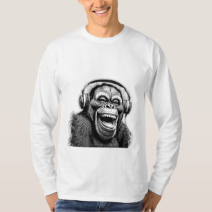 Camiseta Música Ape Long Sleeve Sweshirt
