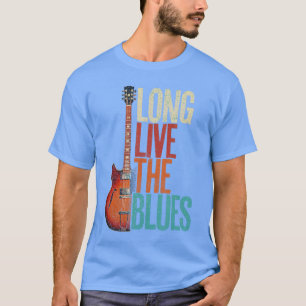 Camiseta Música Blues Guitarra Engraçado para Guitarrista T
