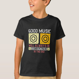 Camiseta Música - Boa Música Será Reconhecida
