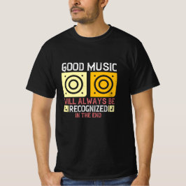 Camiseta Música - Boa Música Será Reconhecida