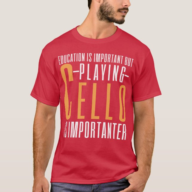 Camiseta Música Cello (Frente)
