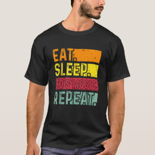 Camiseta Música Clássica Coma Repetição de Música com anos