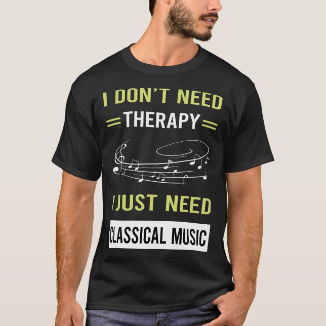 Camiseta Música Clássica em Terapia (Frente)
