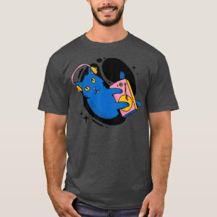 Camiseta Música Colorida Cat Djing Dj