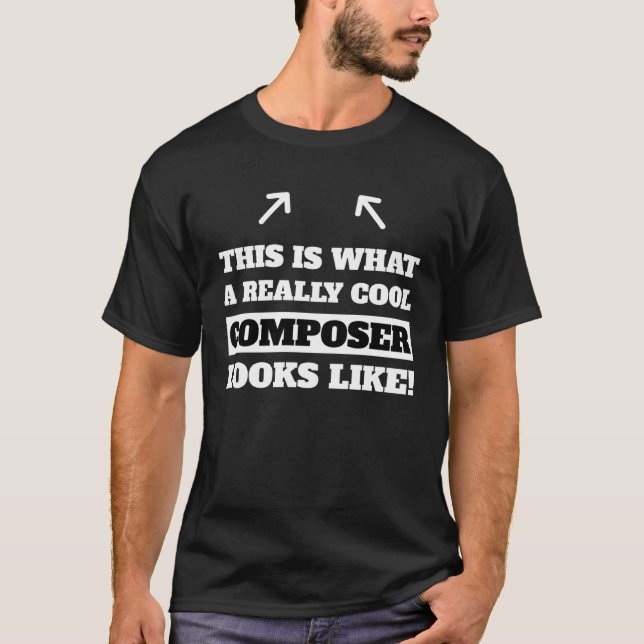 Camiseta Música Compondo a Ideia de Citação (Frente)