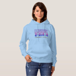 Camiseta Música Conecta Pessoas | Mulheres Hoodie