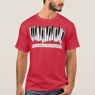 Camiseta Música corrige o que foi destruído pela vida