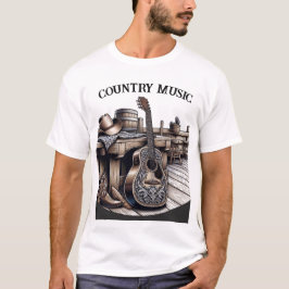 Camiseta Música country