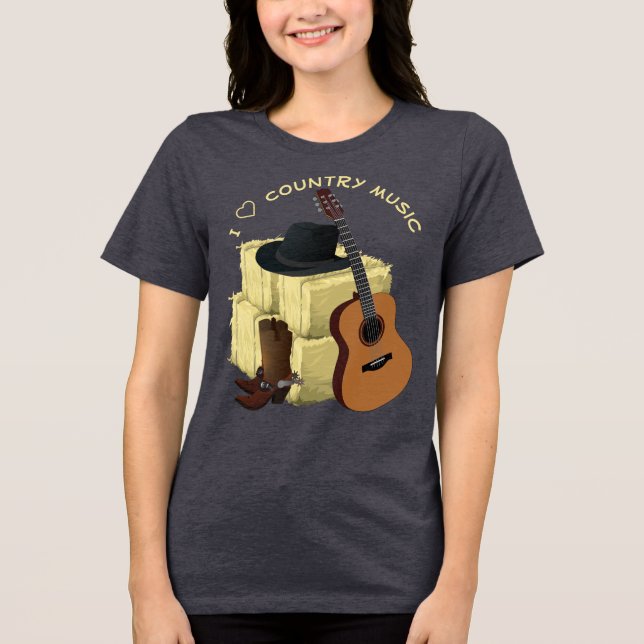 Camiseta Música country (Frente)