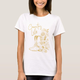 Camiseta música country