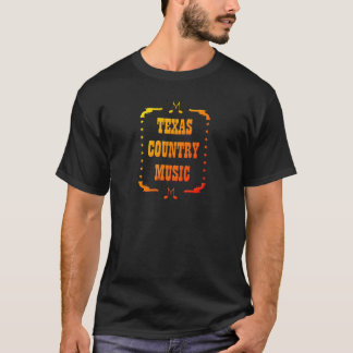 Camiseta Música country colorida de Texas