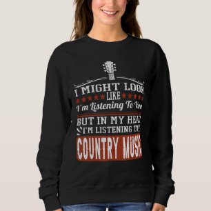 Camiseta Música country engraçada ao longo da música no oes