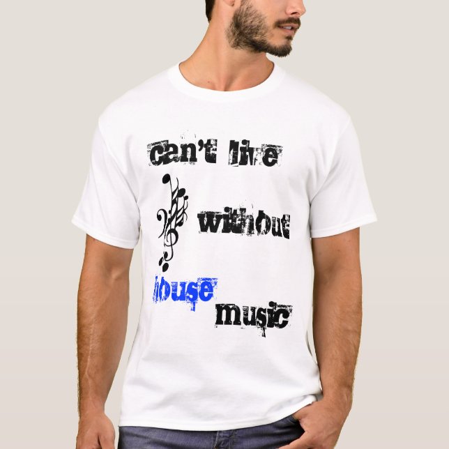 Camiseta Música da casa com notas (Frente)