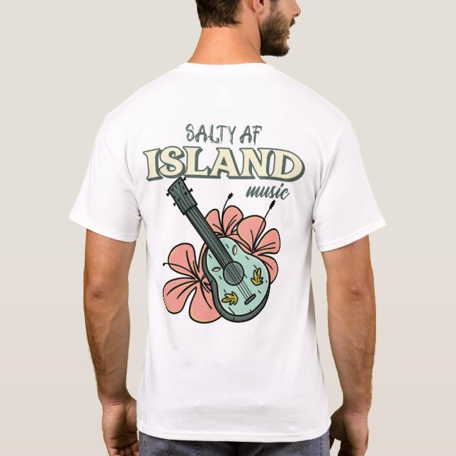 Camiseta Música da Ilha Salty AF (Verso)