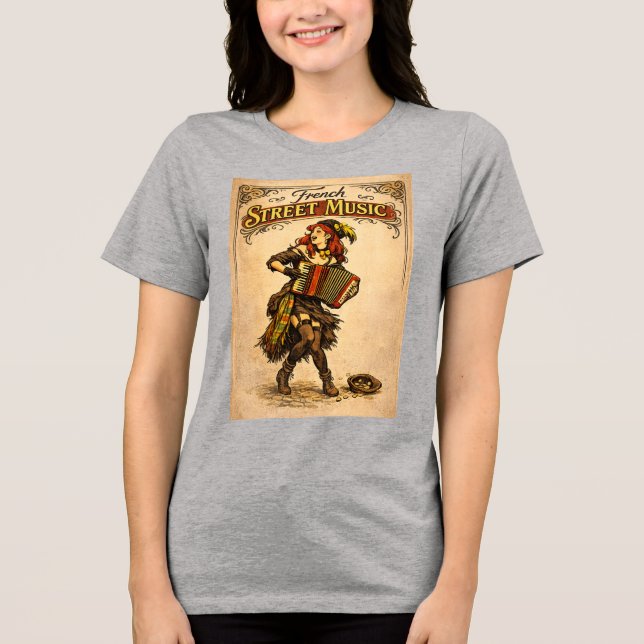 CAMISETA MÚSICA DA RUA FRANCESA (Frente)