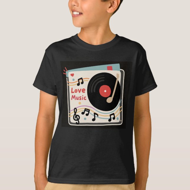 Camiseta Música de amor (Frente)