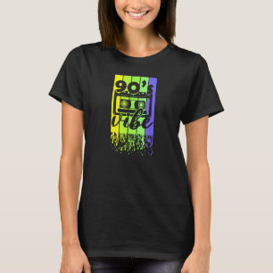 Camiseta Música de cassete com monitor de retorno 90s