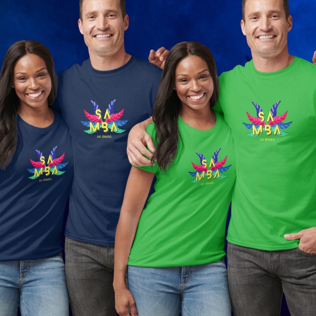 Camiseta Música de dança do samba brasileiro do Brasil (Criador carregado)