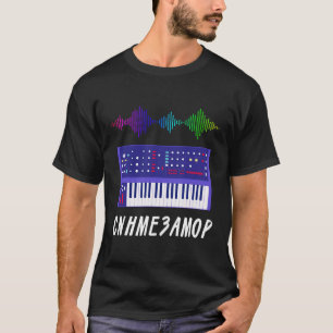 Camiseta Música de formato de onda modular do Adsr do sinte