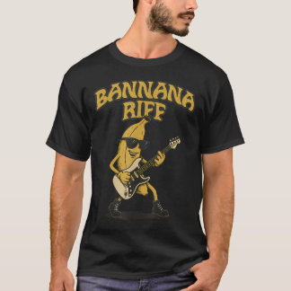 Camiseta Música de Guitarra de Rock And Roll Engraçada Riff