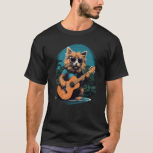 Camiseta Música de Guitarra Havaiana Festival de Concerto G
