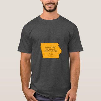 Camiseta música de iowa dar williams