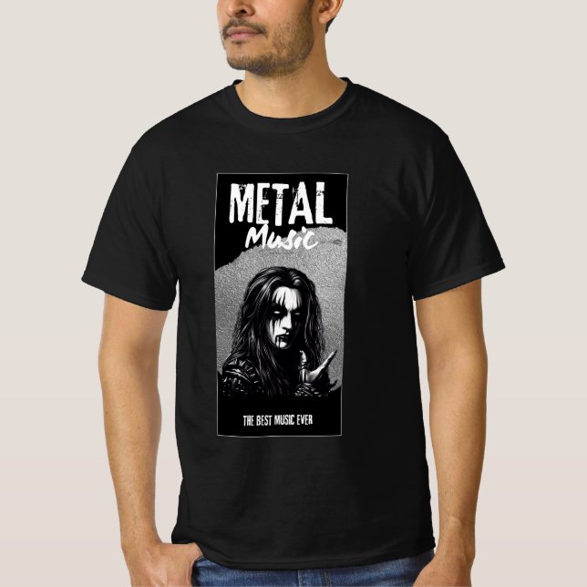 Camiseta Música de metal (Frente)