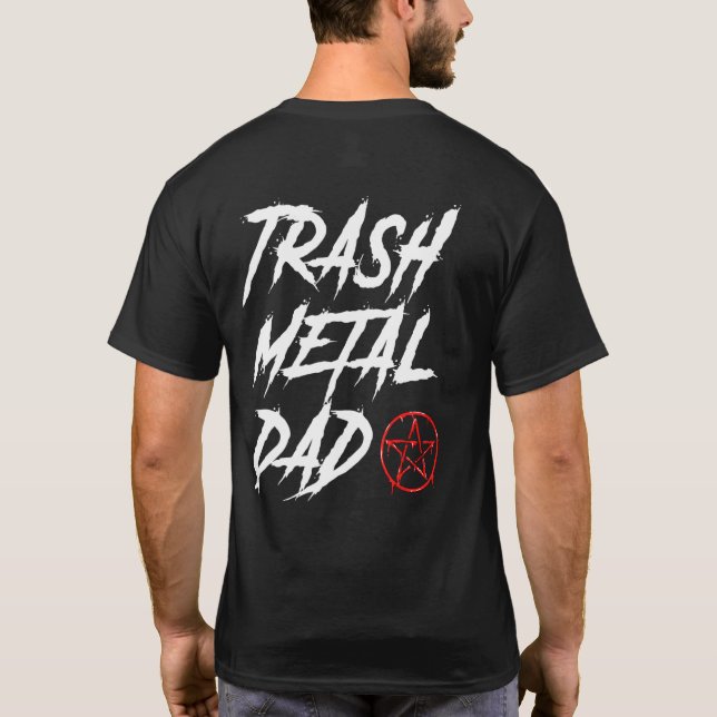 Camiseta Música de Pai Trash Metal (Verso)