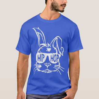 Camiseta Música de Rap de Hip Hop Bunny Old School